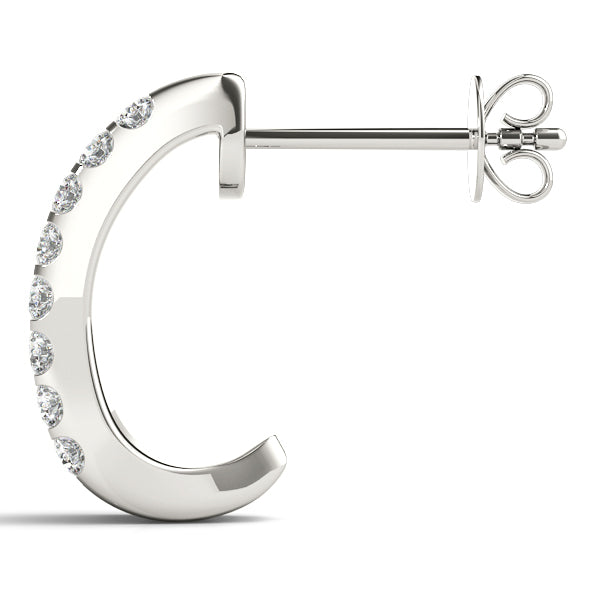 J-Hoops Diamond Earring