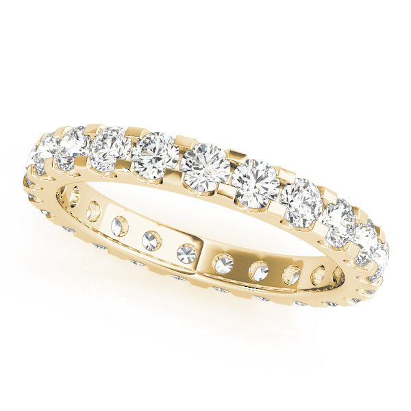 U SHAPE SHARED PRONG ETERNITY BAND