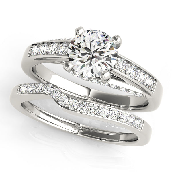 ENGAGEMENT RINGS SINGLE ROW PRONG SET