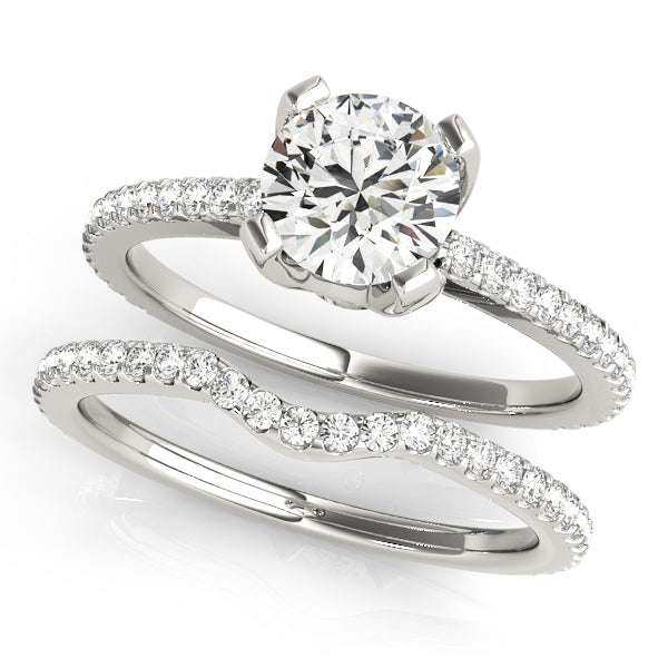 ENGAGEMENT RINGS SINGLE ROW PRONG SET