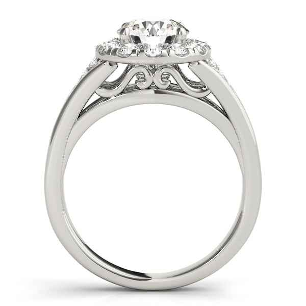 ROUND HALO ENGAGEMENT RING