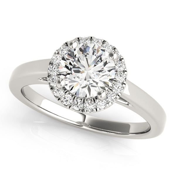 ROUND HALO ENGAGEMENT RING