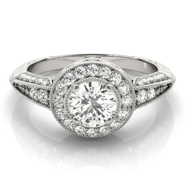 ENGAGEMENT RINGS HALO ROUND