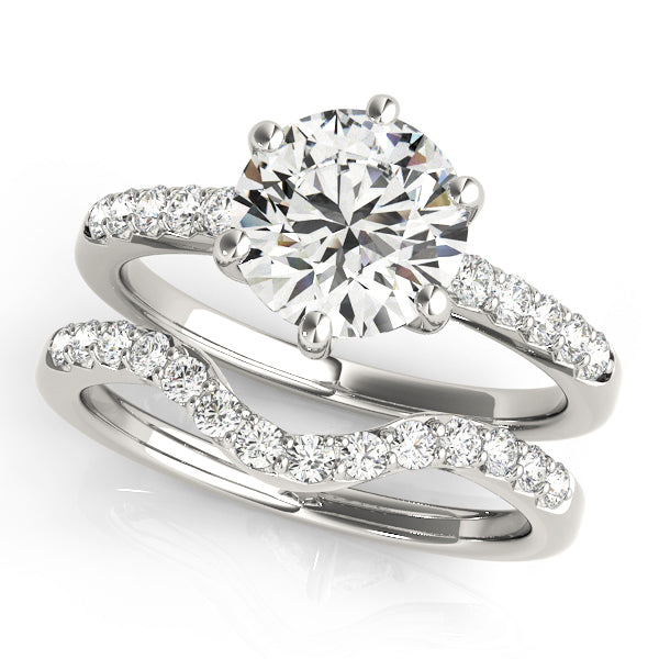 ENGAGEMENT RINGS SINGLE ROW PRONG SET