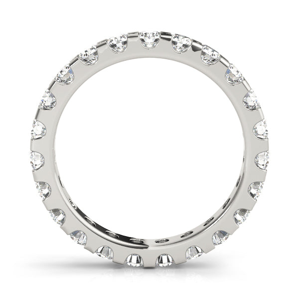 U SHAPE SHARED PRONG ETERNITY BAND