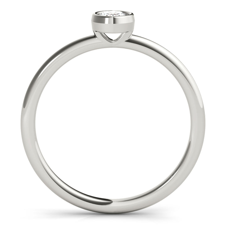 OVAL SOLITAIRE STACKABLE