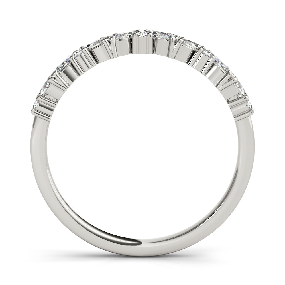 MARQUISE & ROUND DIAMOND BAND