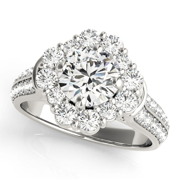 ENGAGEMENT RINGS HALO ROUND