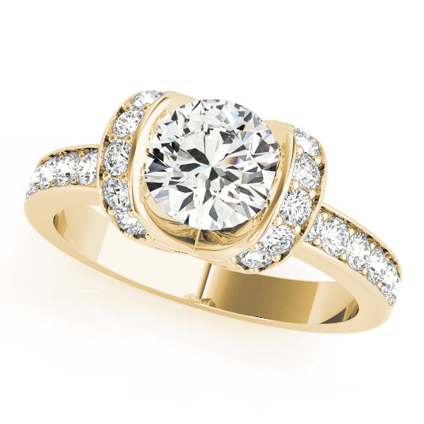 ENGAGEMENT RINGS SINGLE ROW PRONG SET