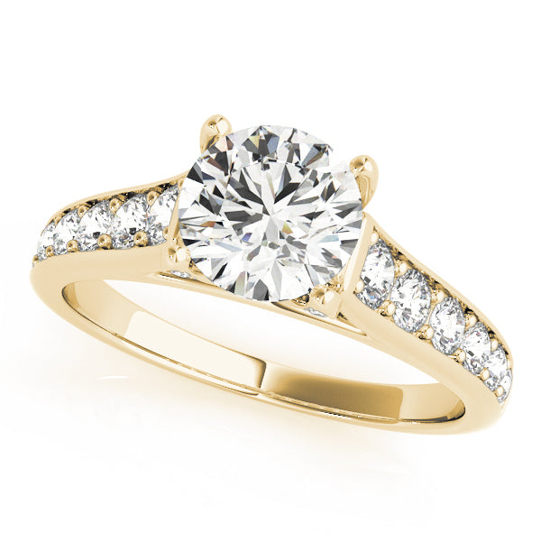 ENGAGEMENT RINGS SINGLE ROW PRONG SET