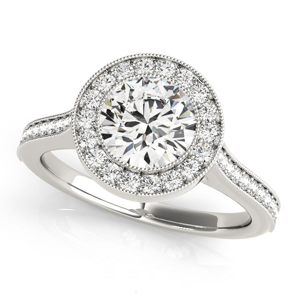 ENGAGEMENT RINGS HALO ROUND