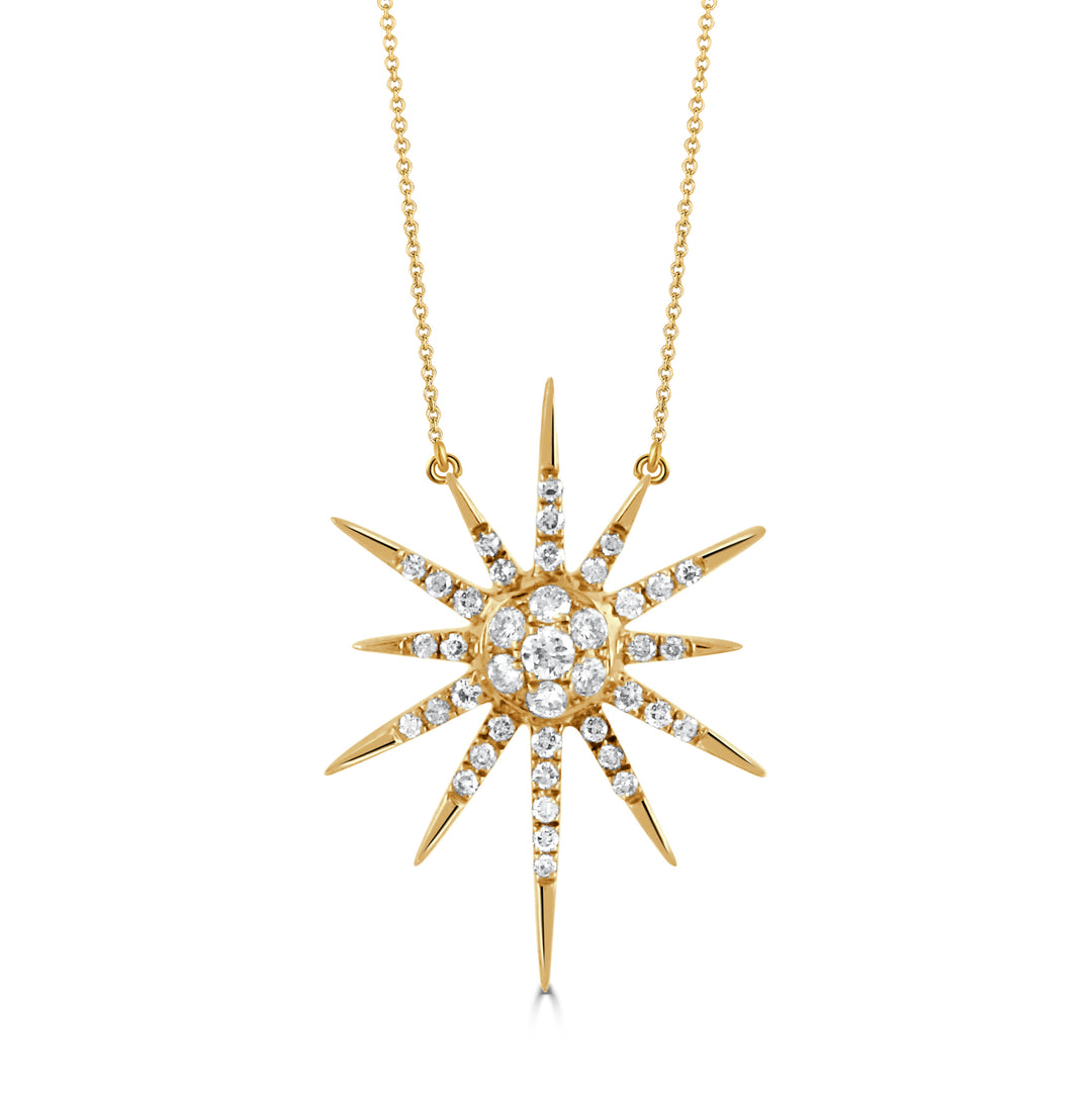 N8245 - 18k Yellow Gold Necklace from the Celestia collection